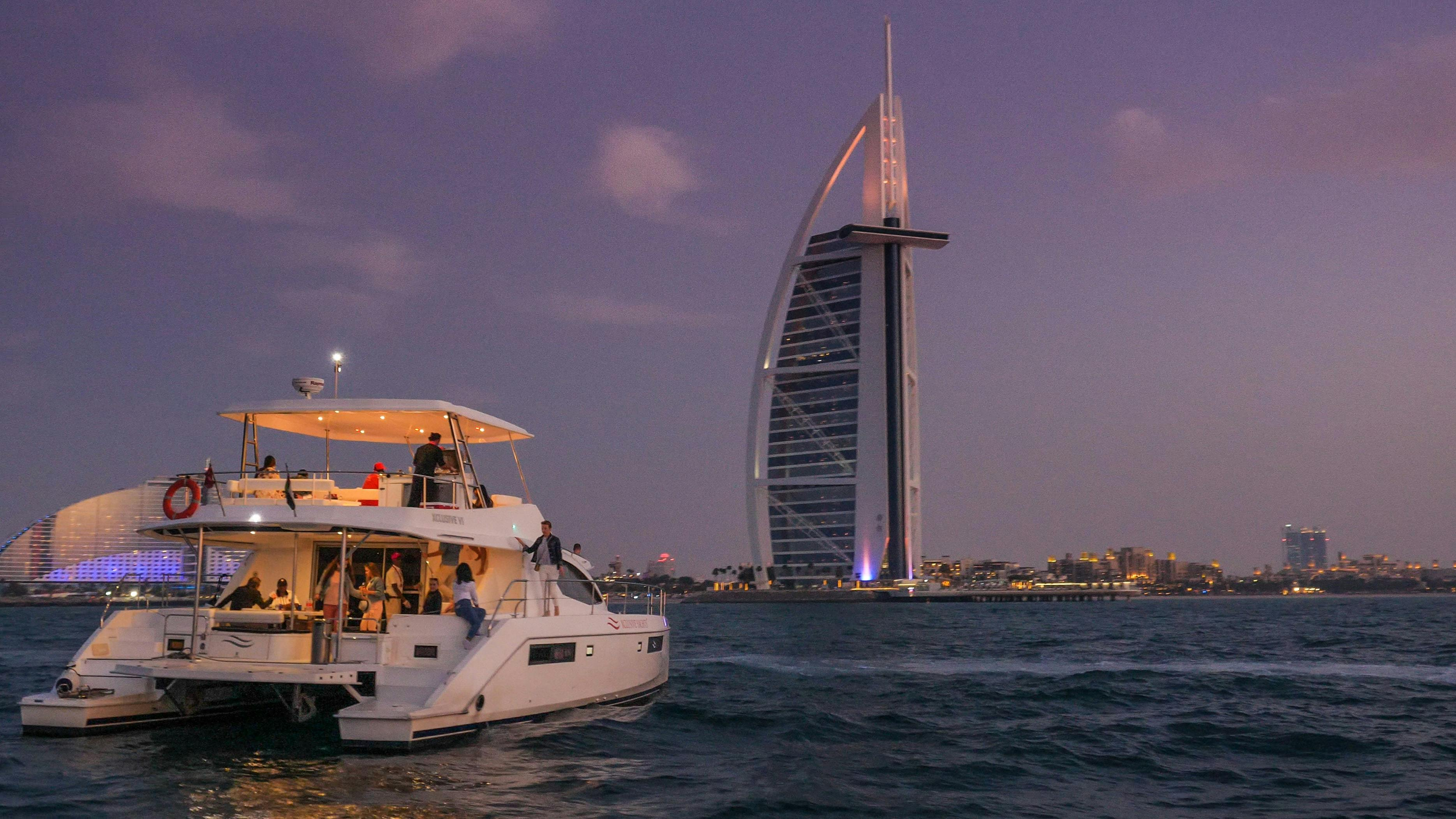 Dubai Marina: Luxury Yacht Tour with Breakfast or BBQ - Photo 1 of 9